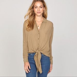 AMUSE Society C’est La Vie Woven Top